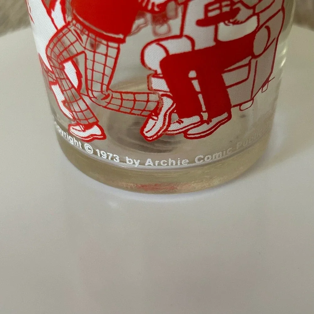 Archie Comics Vintage Glasses 8oz 1973 Set of 4‎ Riverdale